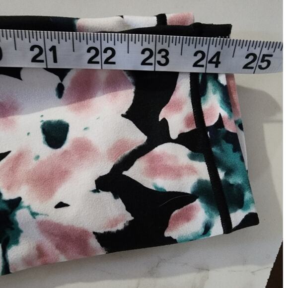 Balance Collection Set of 2 Tie Dye Floral Workout Running Leggings Yoga Small - Picture 5 of 5